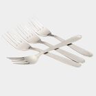 Set of 4 Stainless Steel Tea Forks, , small image number null
