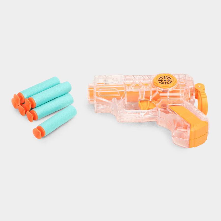 Kid's Plastic Toy Gun, 6 Soft Bullets, , large image number null