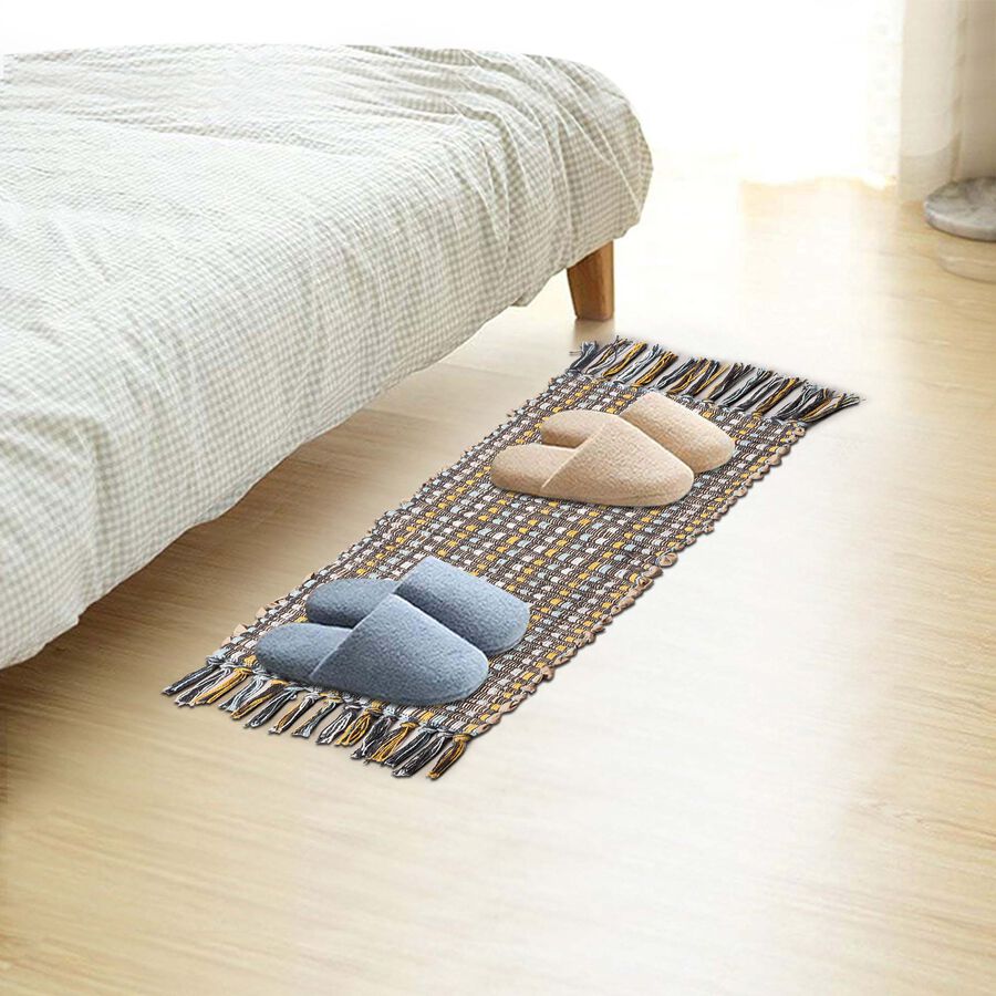 Multicolour Polyester Cotton Door Mat, , large image number null