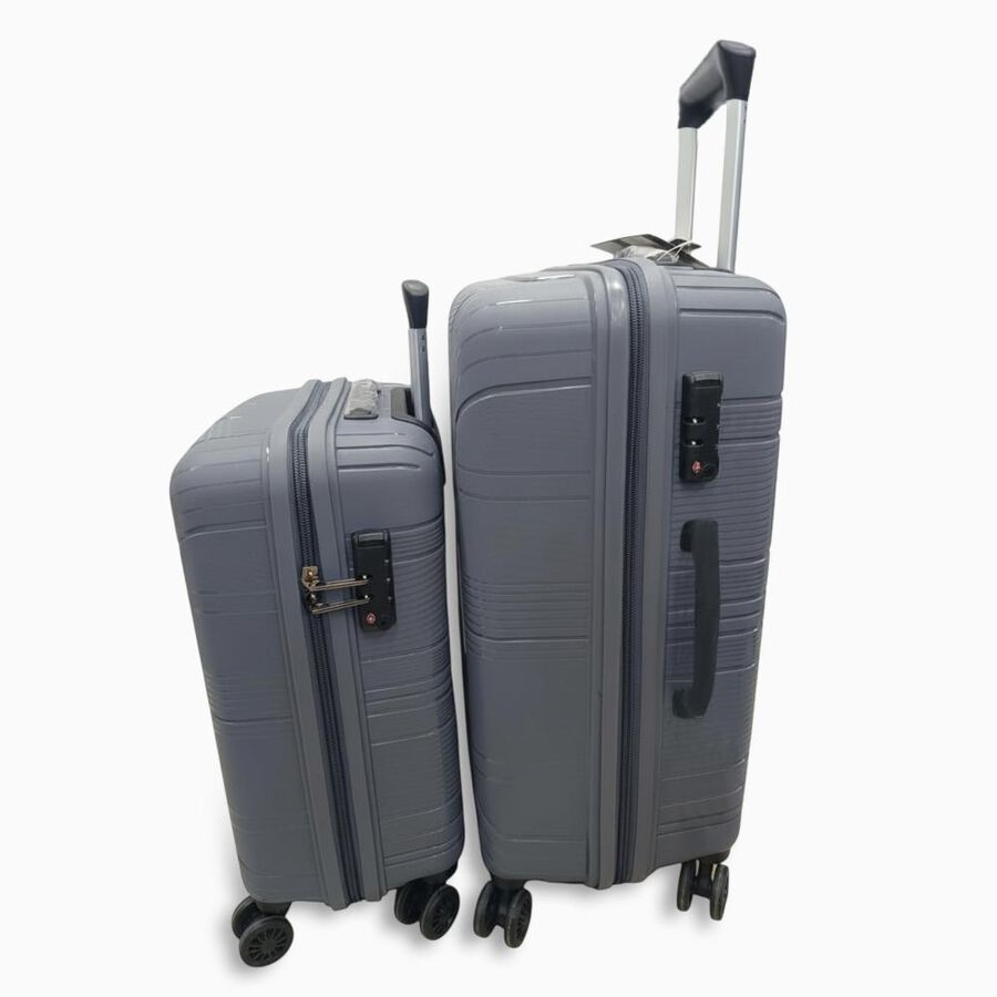 8-Wheel Polypropylene Hard Case Trolley, Set of 2, , large