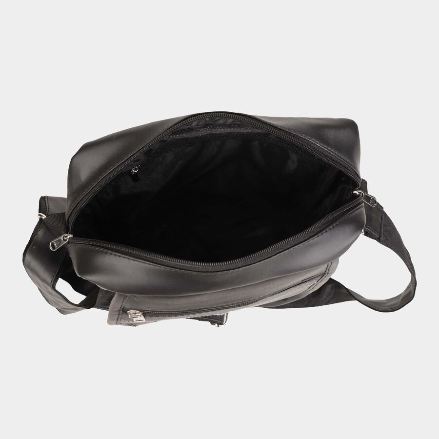 Men's Polyurethane Sling Bag, , large image number null