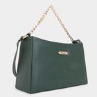 Women's Green Polyurethane Sling Bag, , small image number null