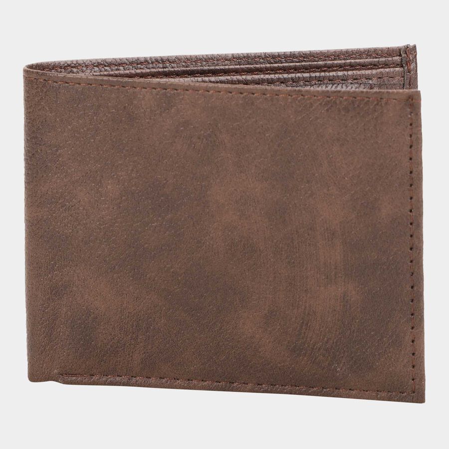 Men's Brown Polyurethane Wallet, , large image number null