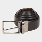 Men's BlackLeather Formal Belt, , small