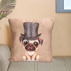 Multicolour Microfiber Cushion, , small image number null