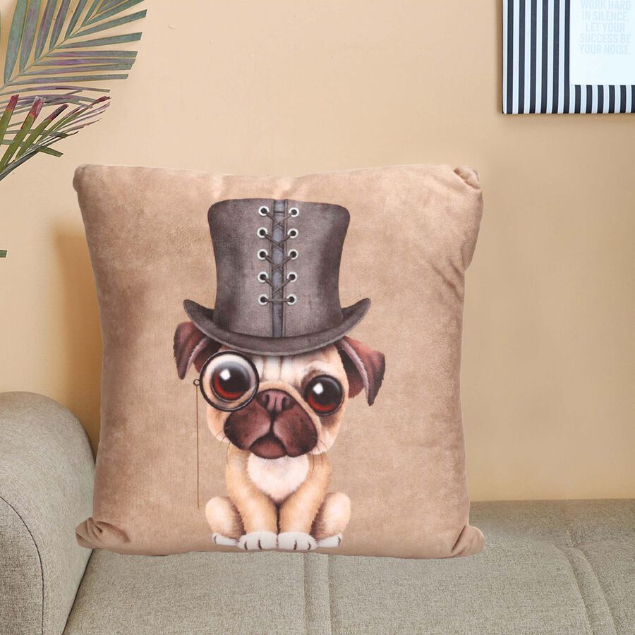 Multicolour Microfiber Cushion, , large image number null