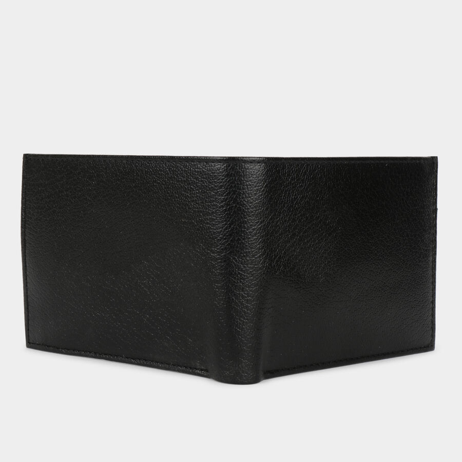 Men's Black Polyurethane Wallet, , large image number null