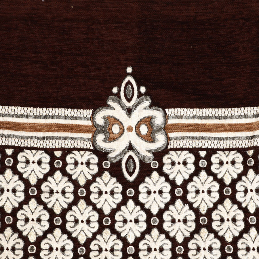 Brown Polyester Cushion Cover, , large image number null