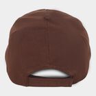 Men's Brown Cotton Cap, , small