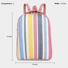 Women's Pink Polyurethane Backpack, , small image number null