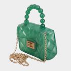 Kid's Green Polyurethane Bag, , small image number null