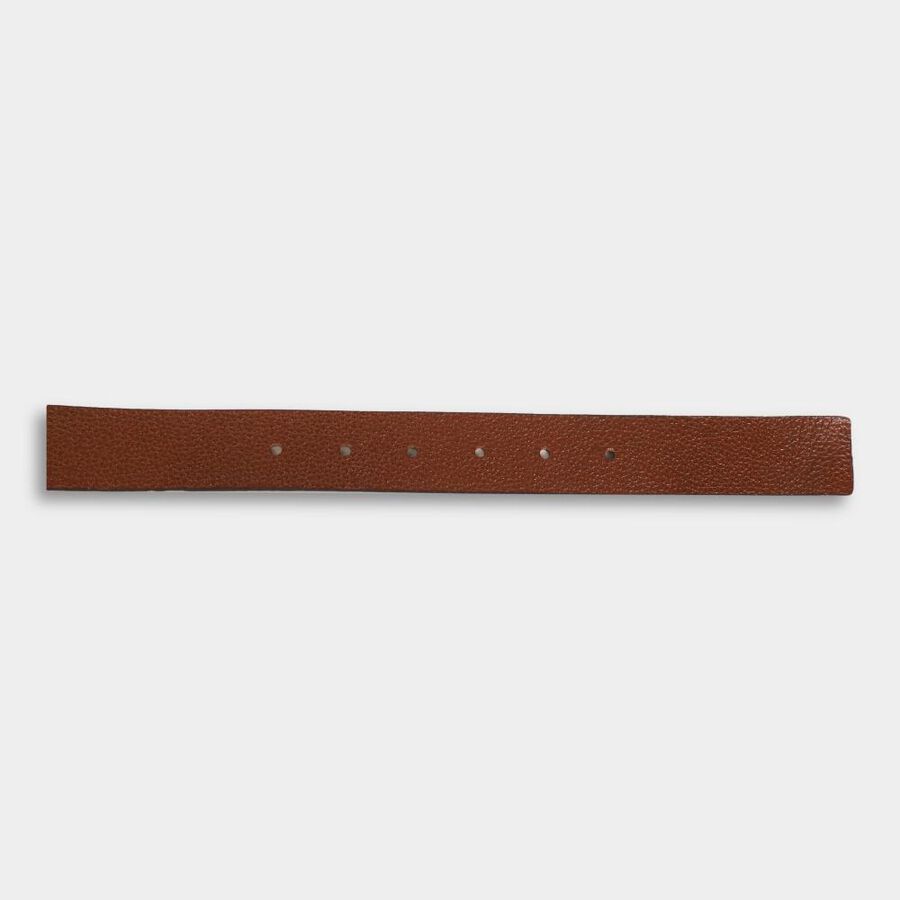 Men's Tan Leather Casual Belt, , large image number null