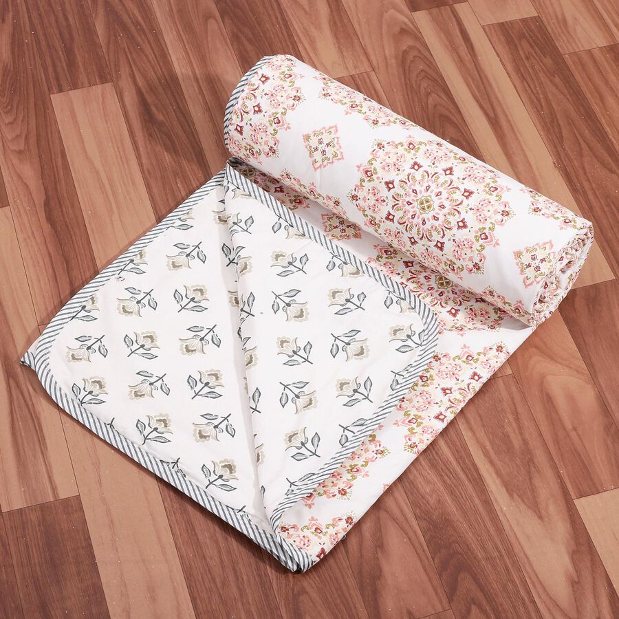 White Cotton Dohar, , large