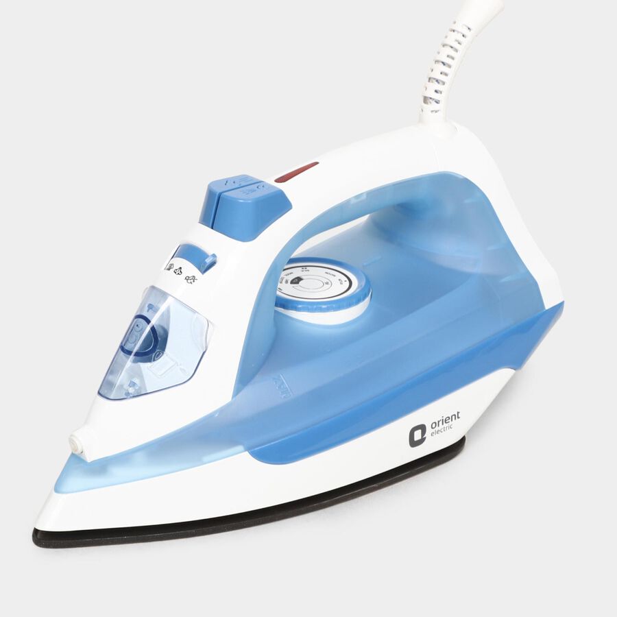 1600 W Iron and Plastic Steam Iron, , large