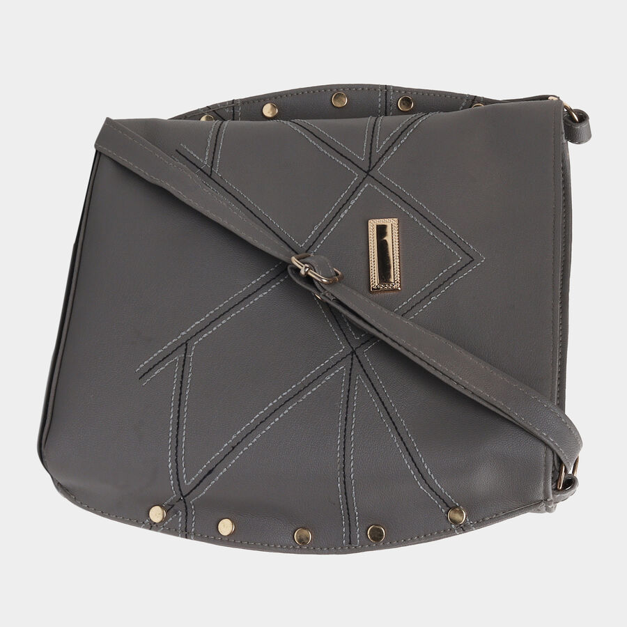 Women's Polyurethane Zipper Handbag, , large image number null