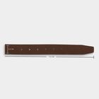 Men's Brown Leather Casual Belt, , small image number null