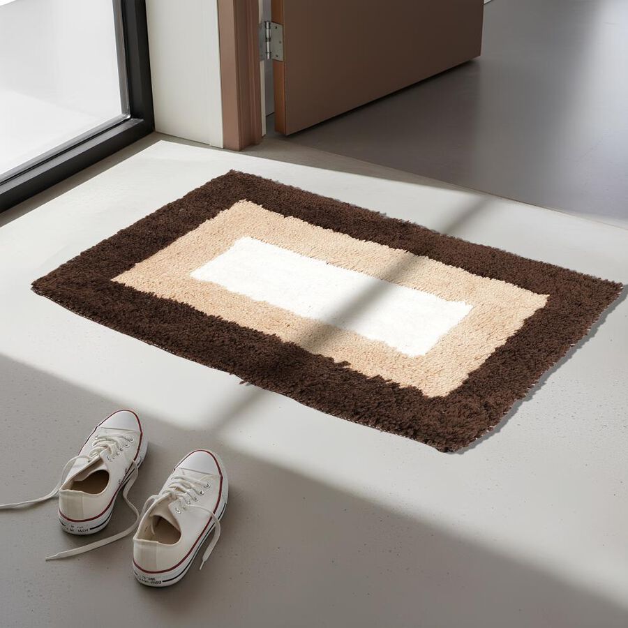 Anti-Skid Polyester Bath Mat, Set of 2, , large