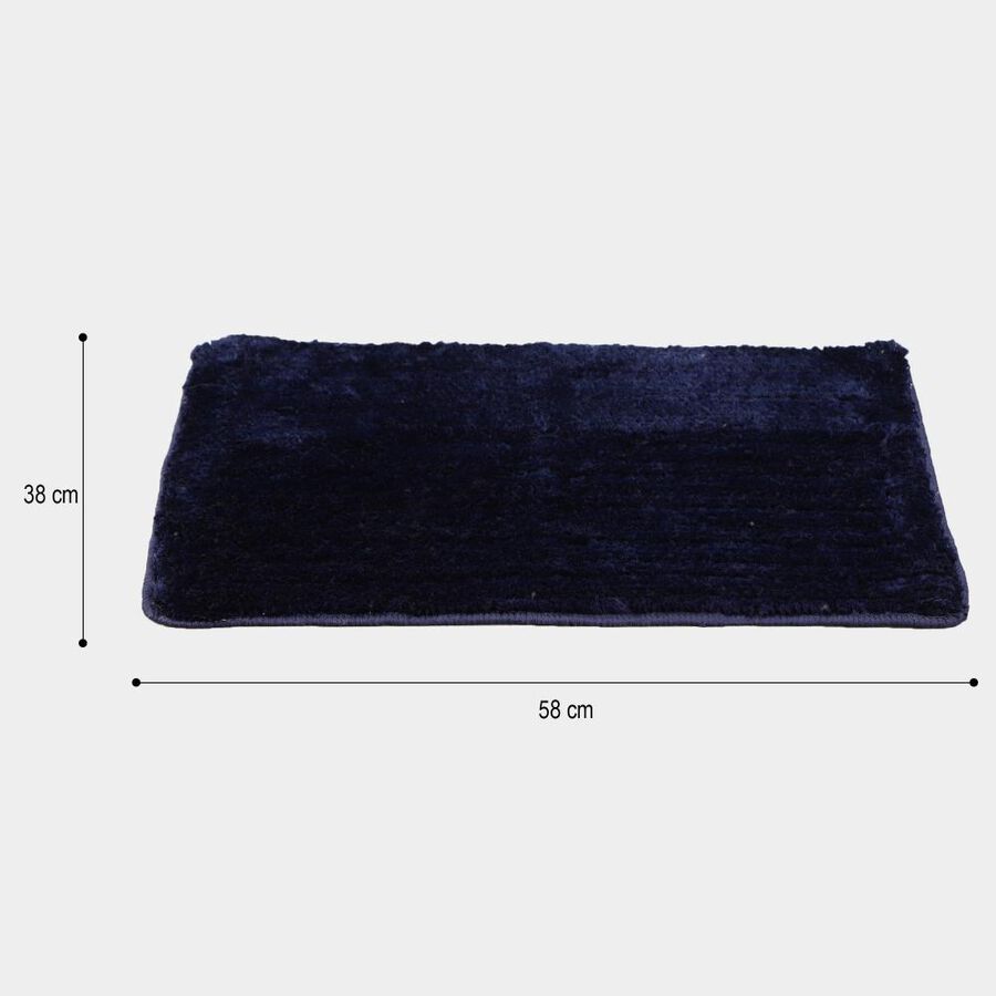 Anti-SKId Blue Polyester Door Mat, , large image number null