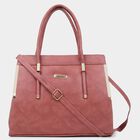Women's Peach Polyurethane Tote Bag, , small image number null