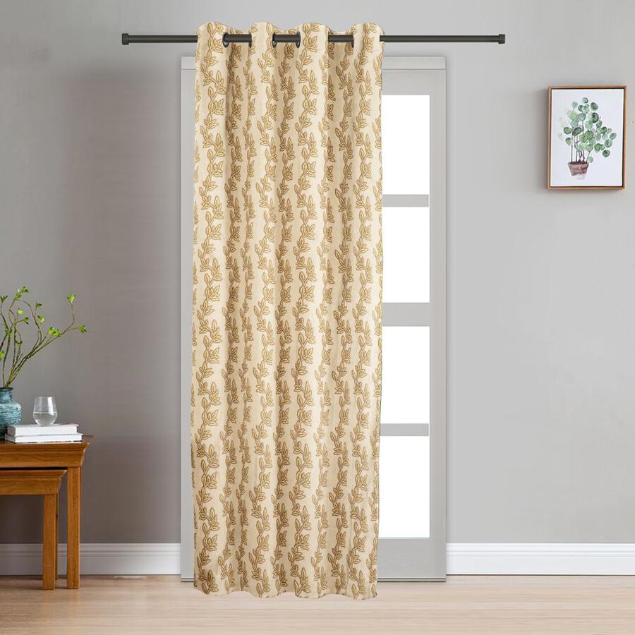 7ft. Beige Polyester Door Curtain, , large image number null