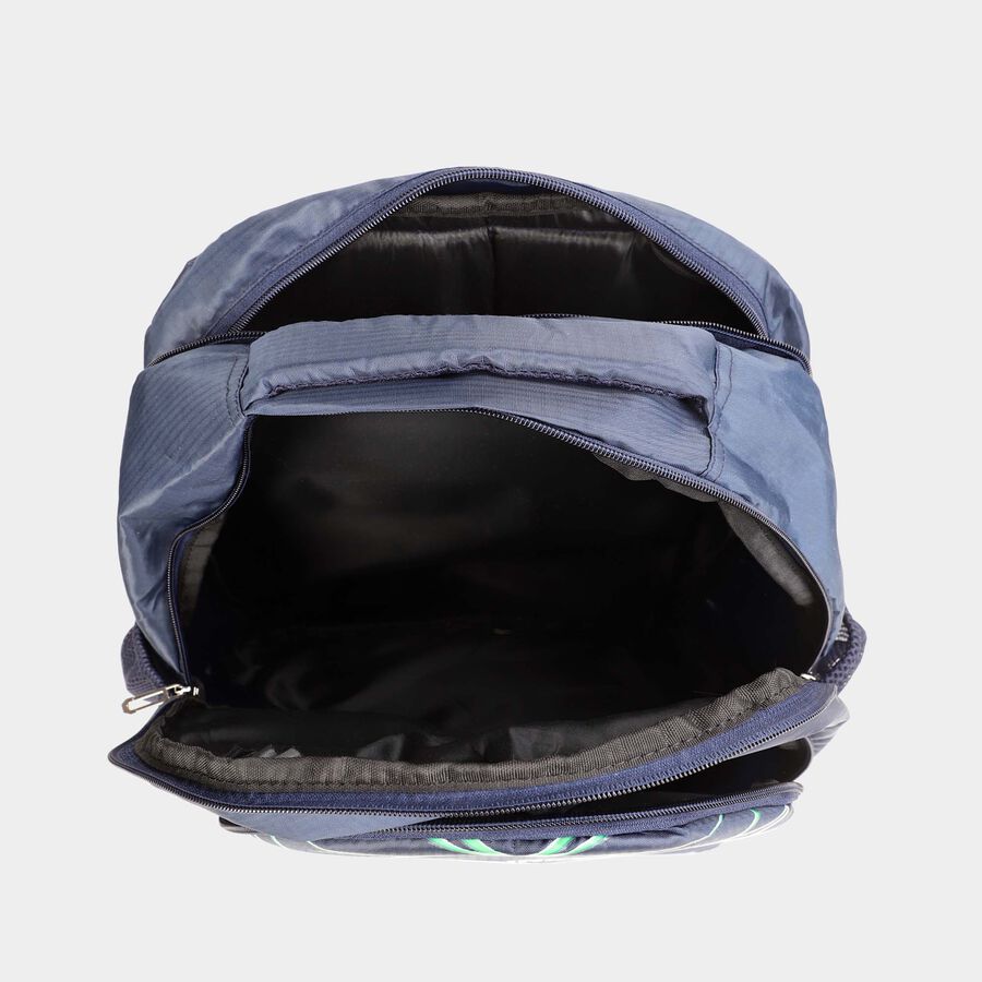 Dark Blue Polyester Backpack, 24 L(Approx), , large image number null