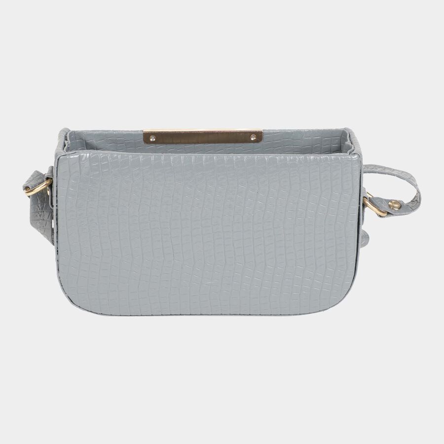 Women's Polyurethane Zipper Sling Bag, , large image number null