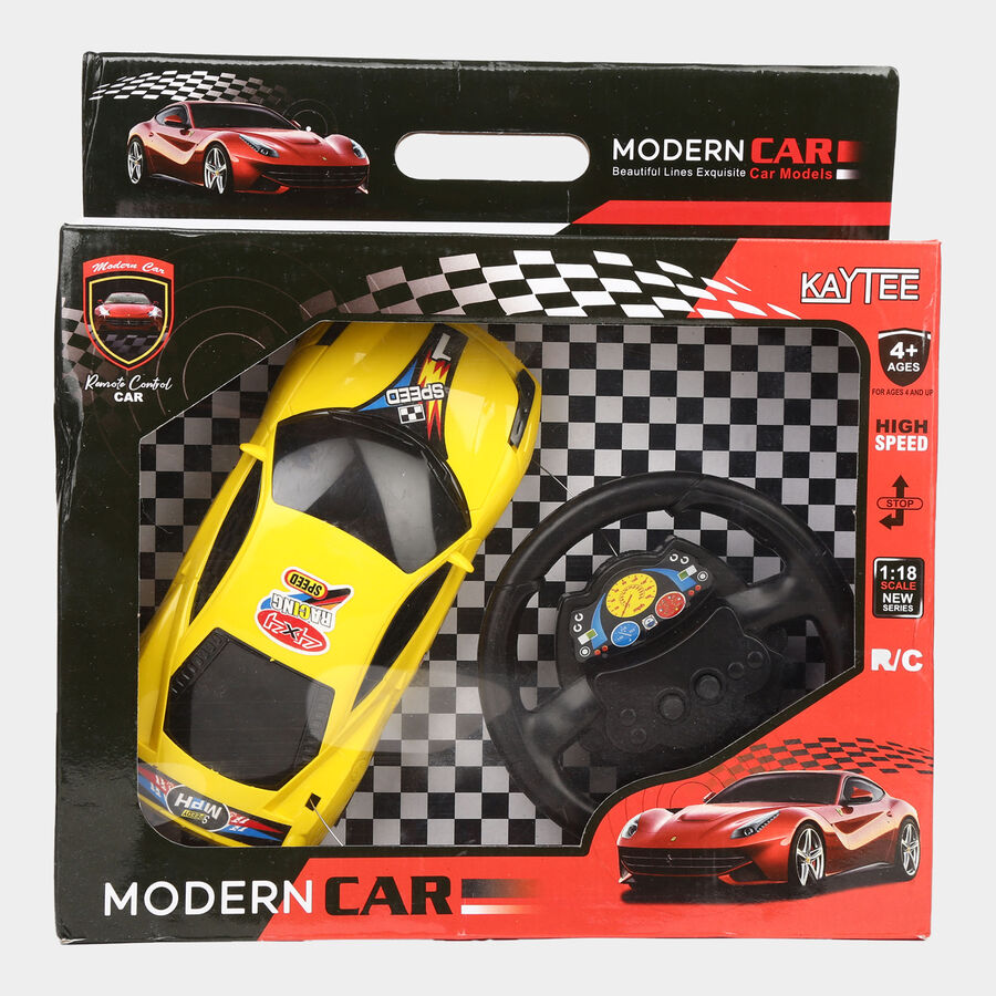 Yellow 2 Function Battery Operated Car, , large image number null