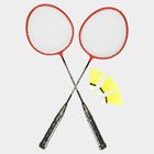 Kid's Brown Plastic Badminton Racket, , small