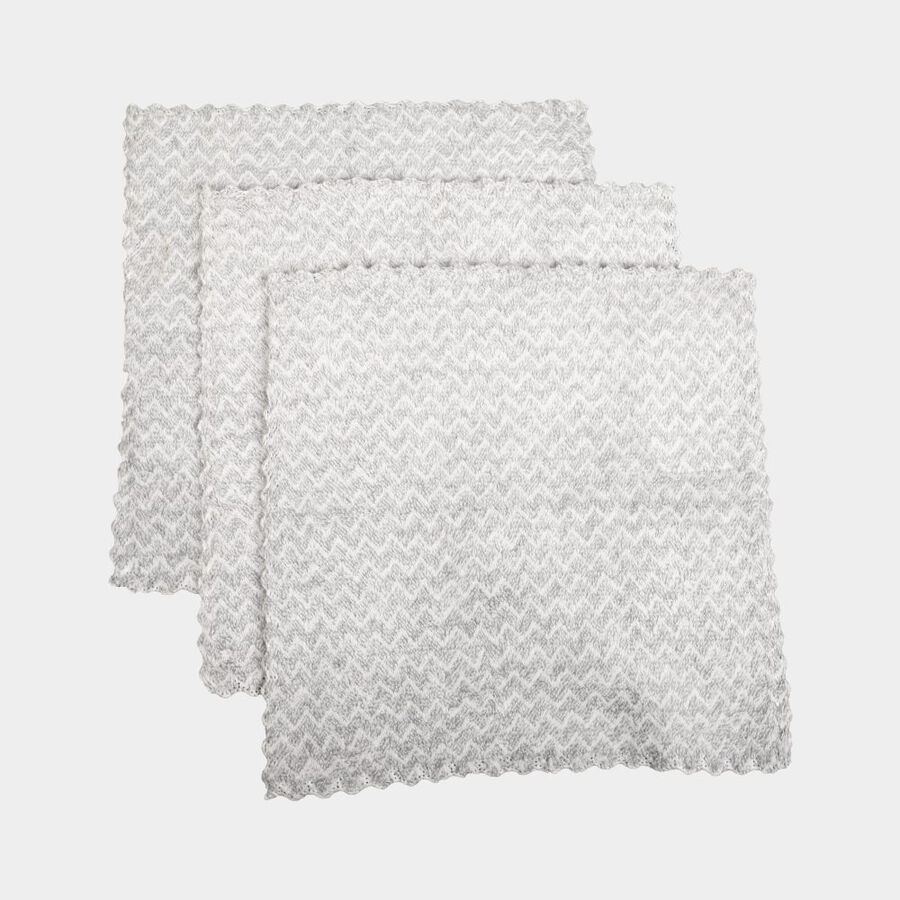 300 GSM Grey Microfiber Face Towel, , large