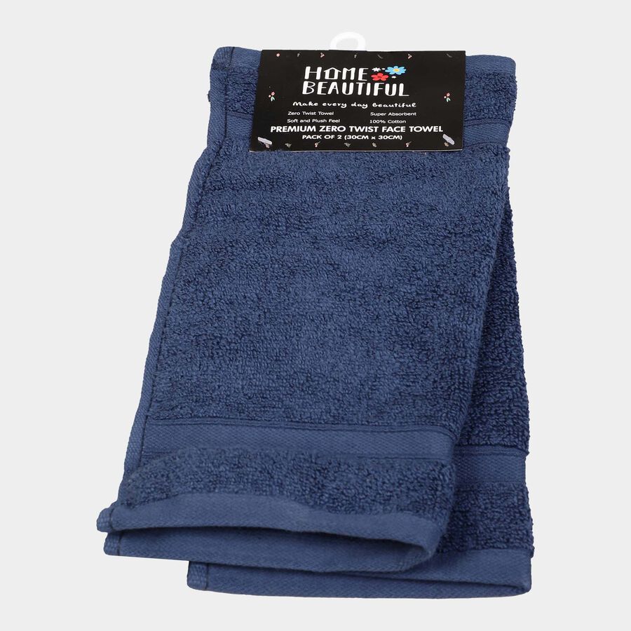 500 GSM Navy Blue Cotton Face Towel, , large image number null