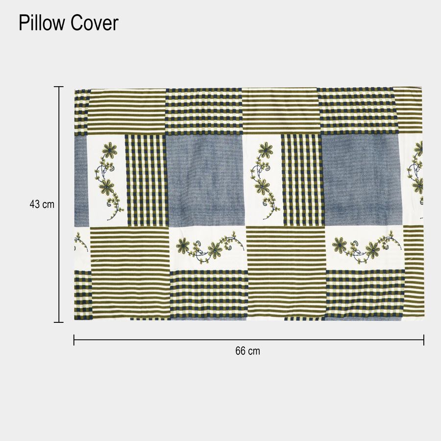 120 GSM Multicolor Polyester Double Bedsheet, , large image number null
