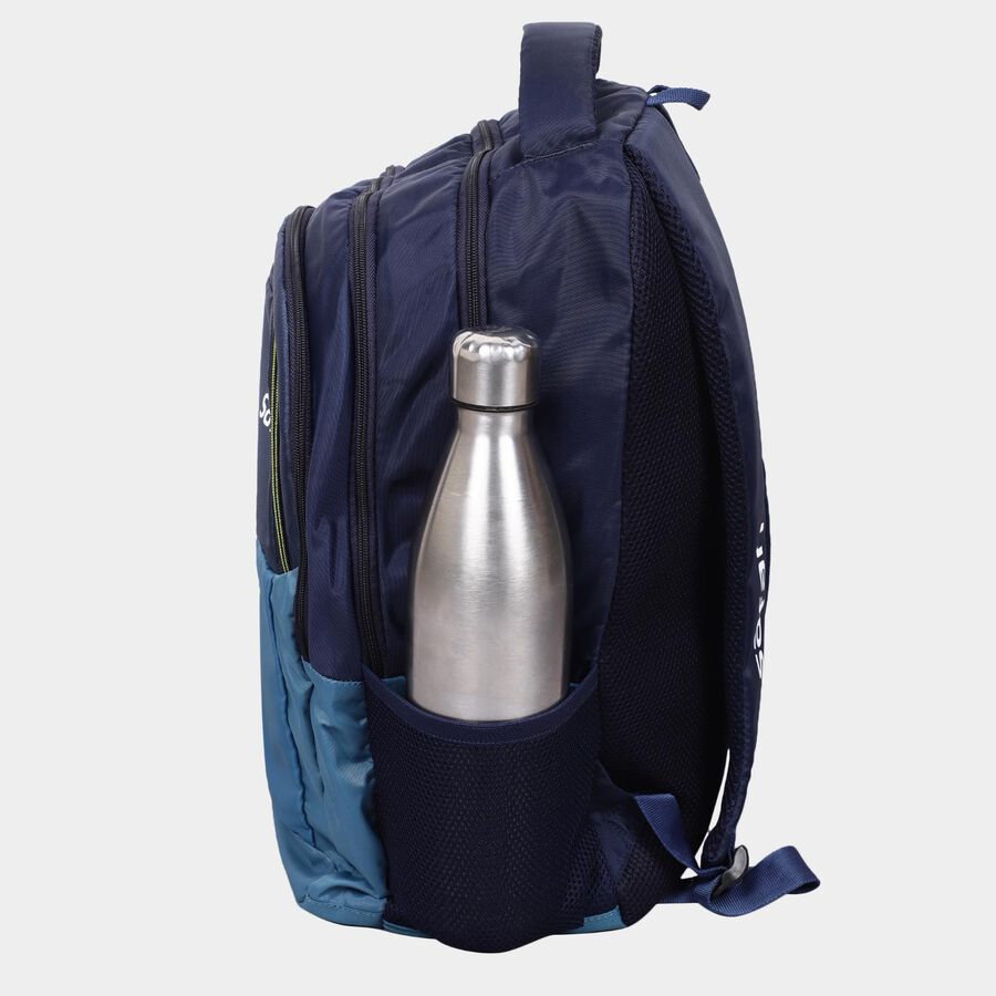 Dark Blue Polyester Backpack, 30 L (Approx), , large image number null