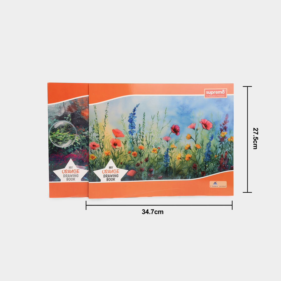 40 Pages Drawing Book, Set of 2, , large image number null