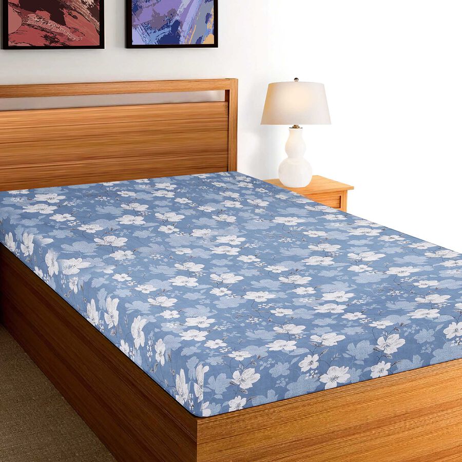 104 TC Cotton Single Bedsheet, , large image number null