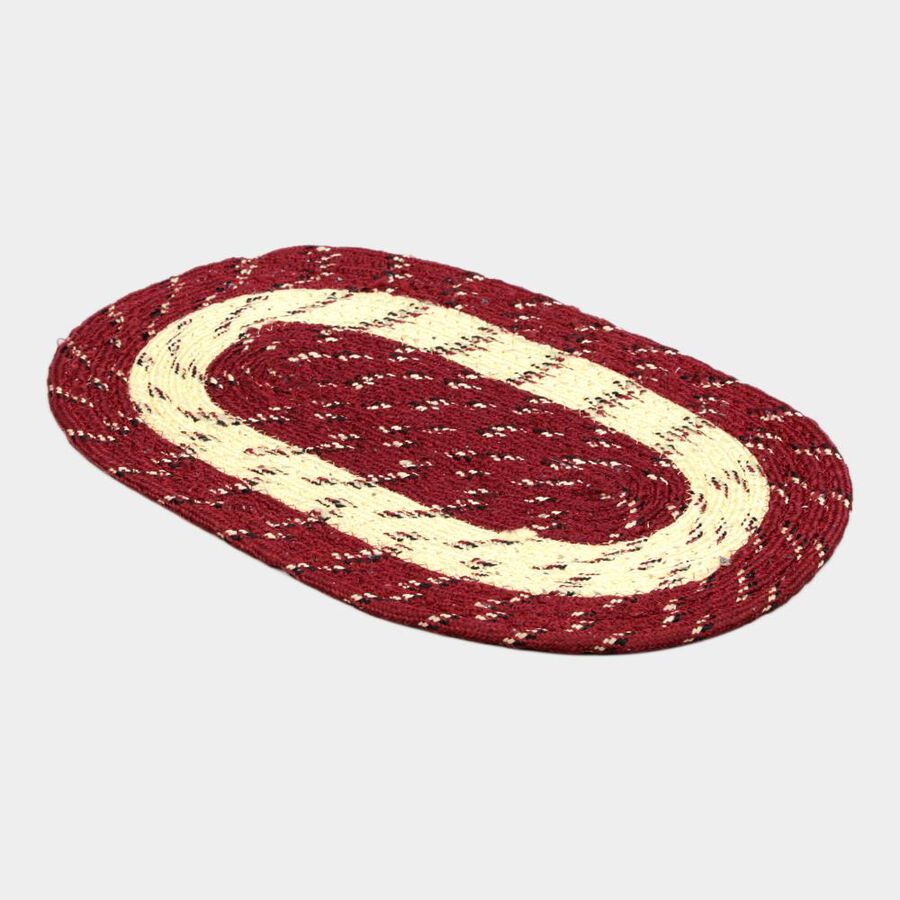 Maroon Polyester Door Mat, , large