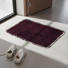 Purple Polyester Door Mat, , small image number null