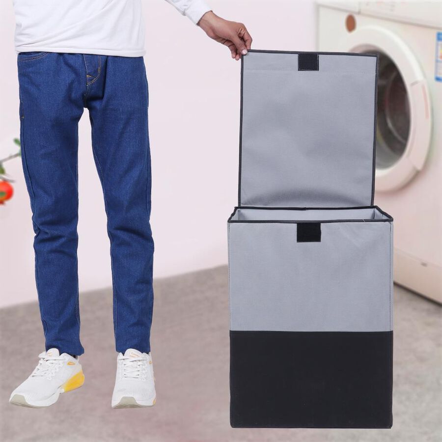 Microfiber Laundry Basket, , large image number null