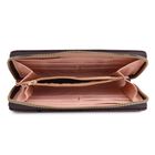 Women's Brown Polyurethane Long Wallet, , small image number null