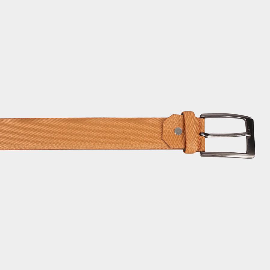 Men's Tan Polyurethane Casual Belt, 42 in. Waist, , large image number null