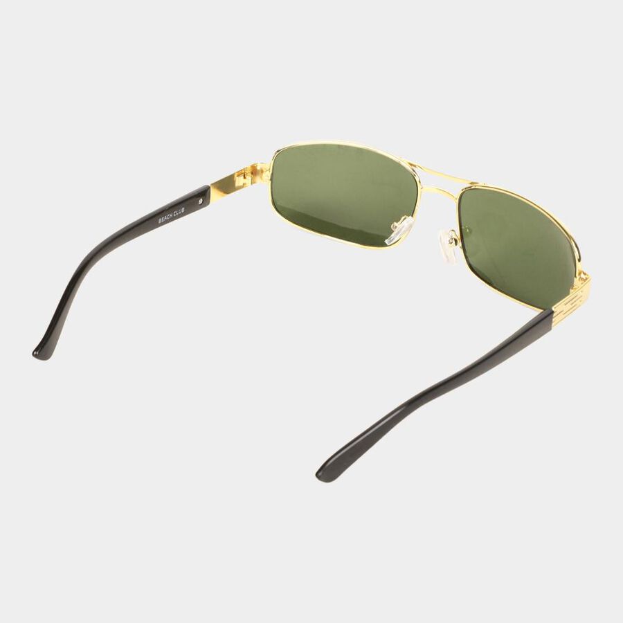 Men's Plastic Gradient Rectangle Sunglasses, , large image number null