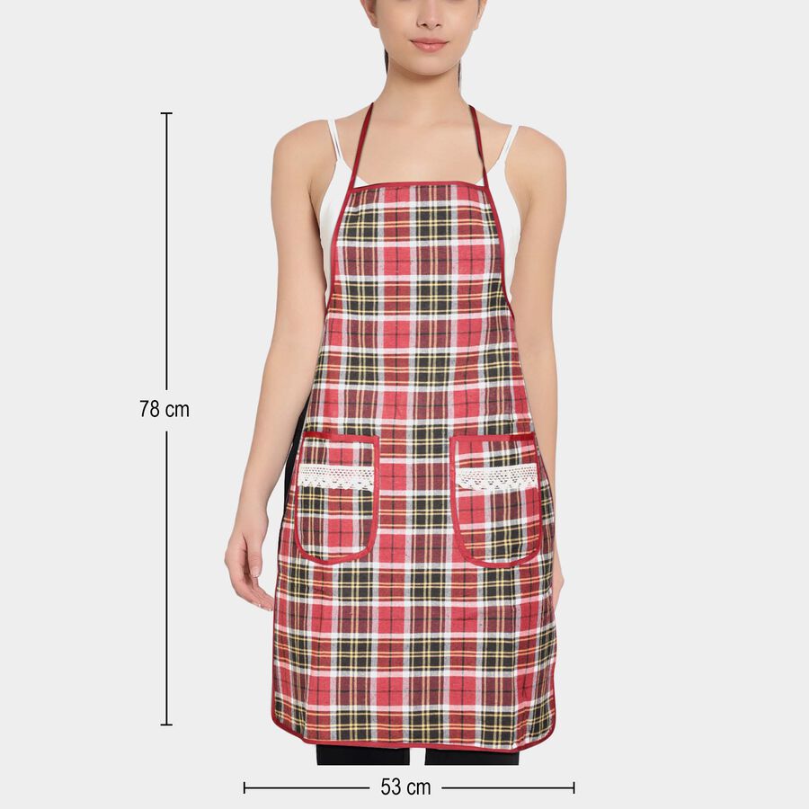 Maroon Polyester Apron, , large image number null