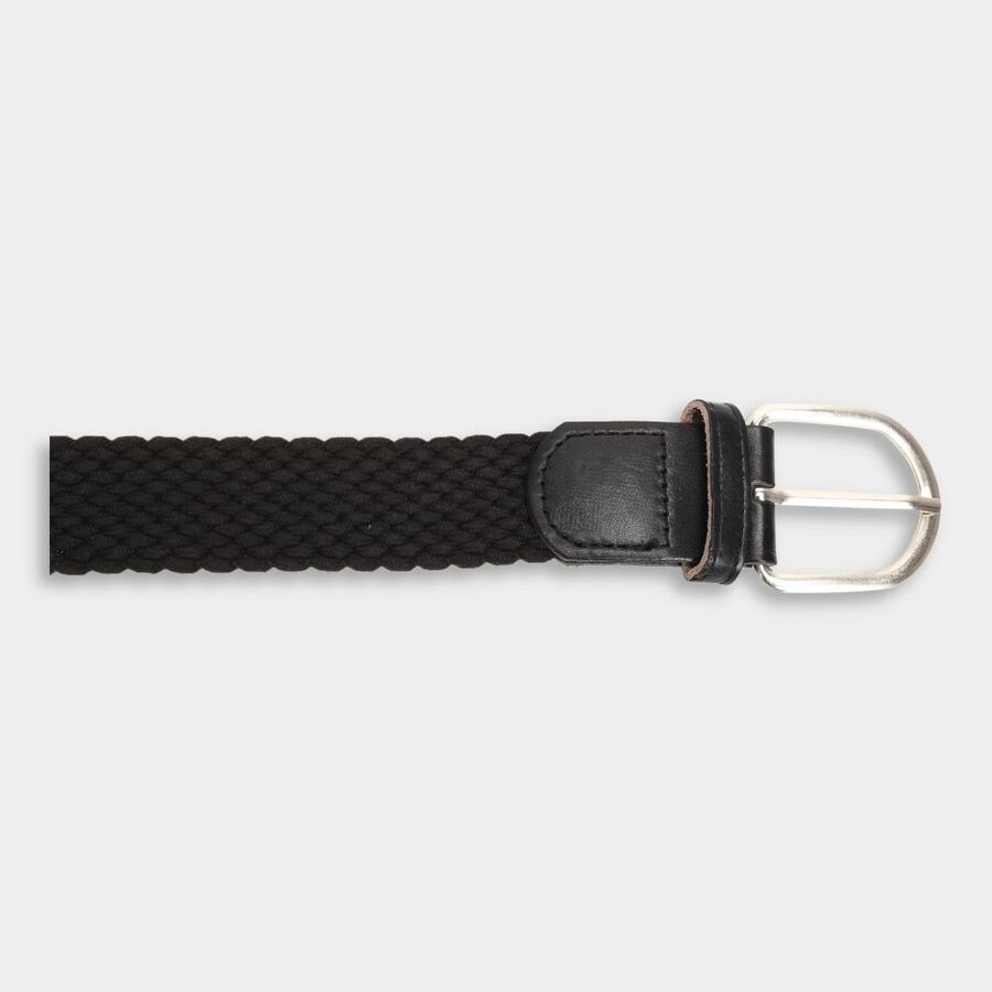 Men's Black Canvas Casual Belt, , large image number null