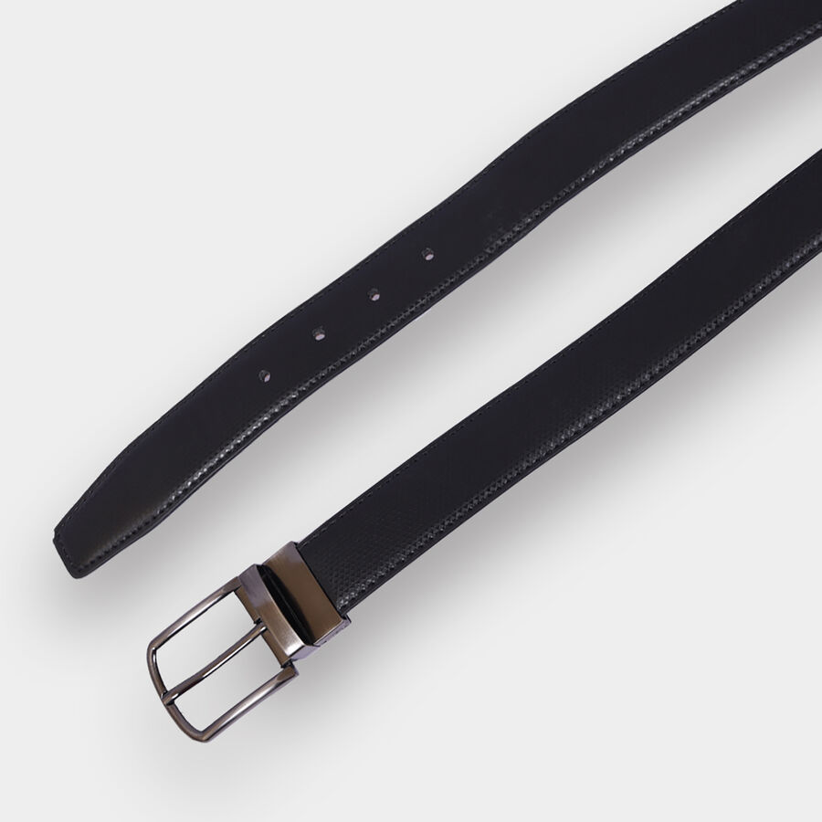 Men's Polyurethane Casual Belt, Size 40, Smooth/Plain, , large image number null