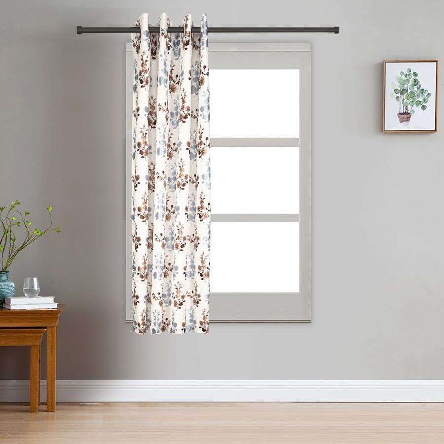 5ft. Brown Window Curtain, , large image number null
