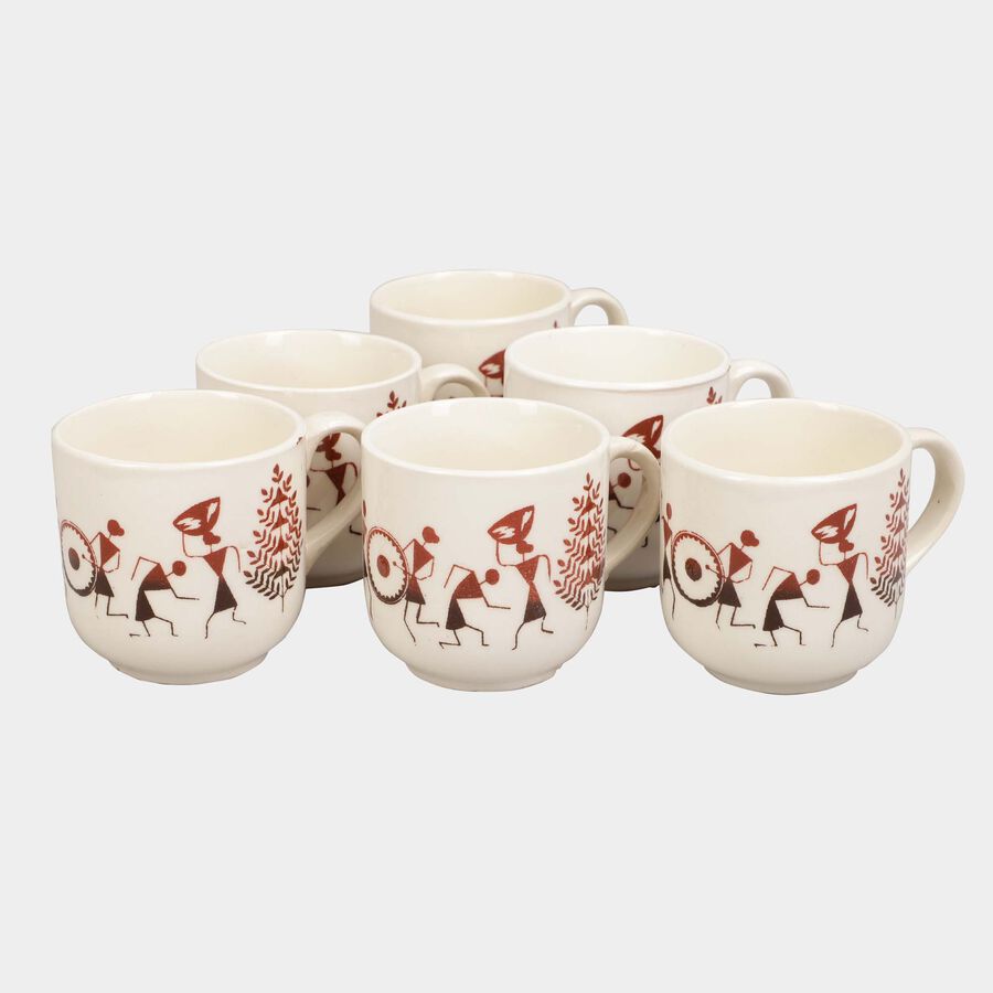 120 ml Stoneware Cup, Set of 6, , large image number null