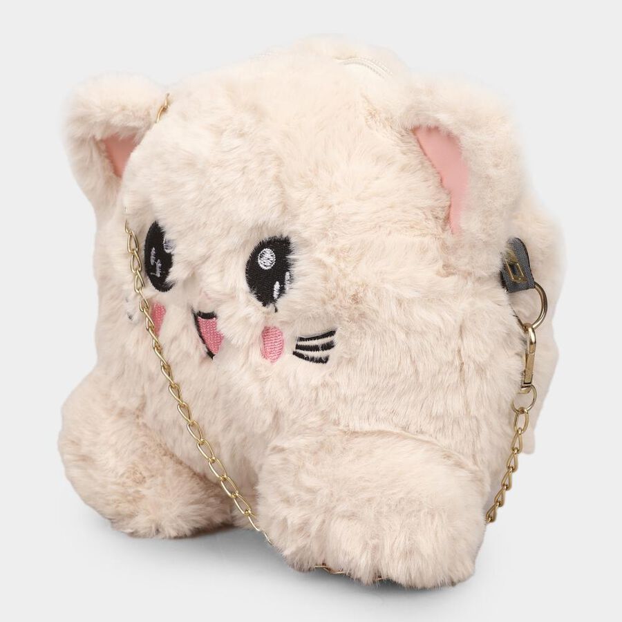 Kid's Beige Nylon/Polyester Bag, , large image number null