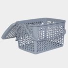 GreyLarge Plastic Basket, , small