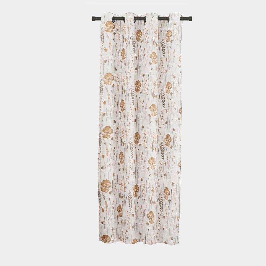 5ft. Brown Window Curtain, , large image number null