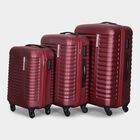 4-Wheel Wine Polypropylene Hard Case Trolley, Small + Medium + Large, , small image number null