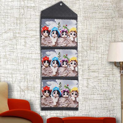 Grey Polyester Wall Hanging